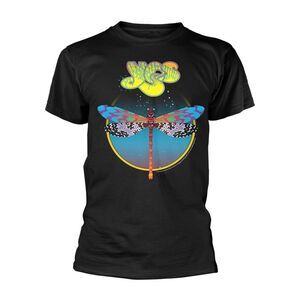 Yes Unisex Adult Dragonfly T-Shirt / Black